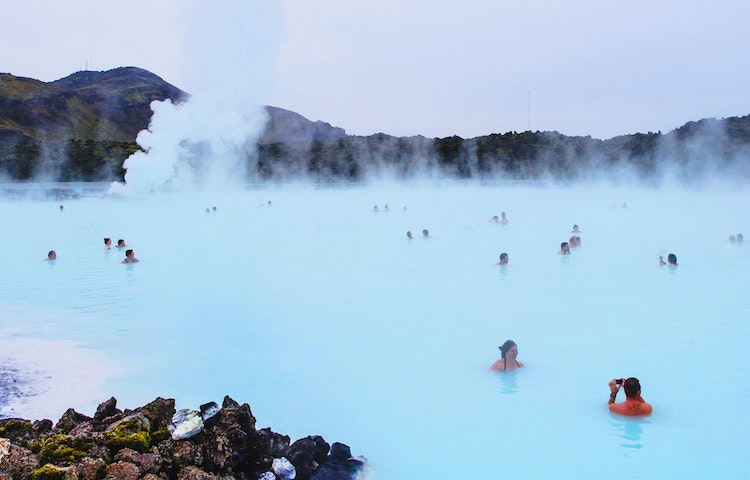 Blue lagoon in Iceland