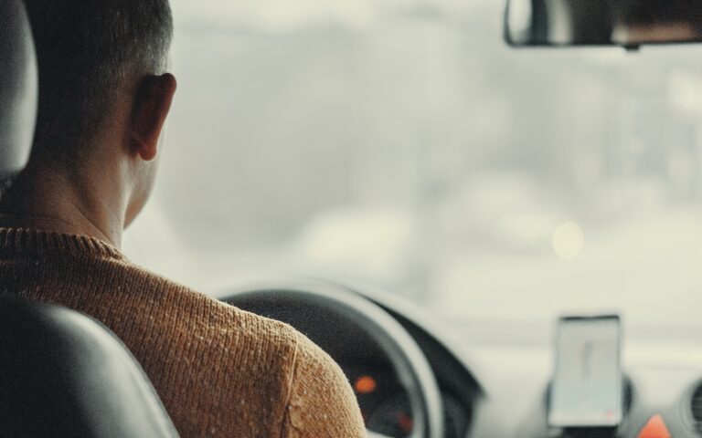 the Uber driver