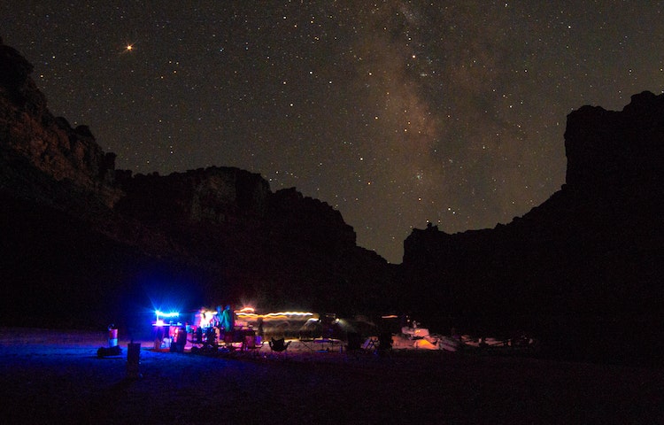 starry skies in Canyonland