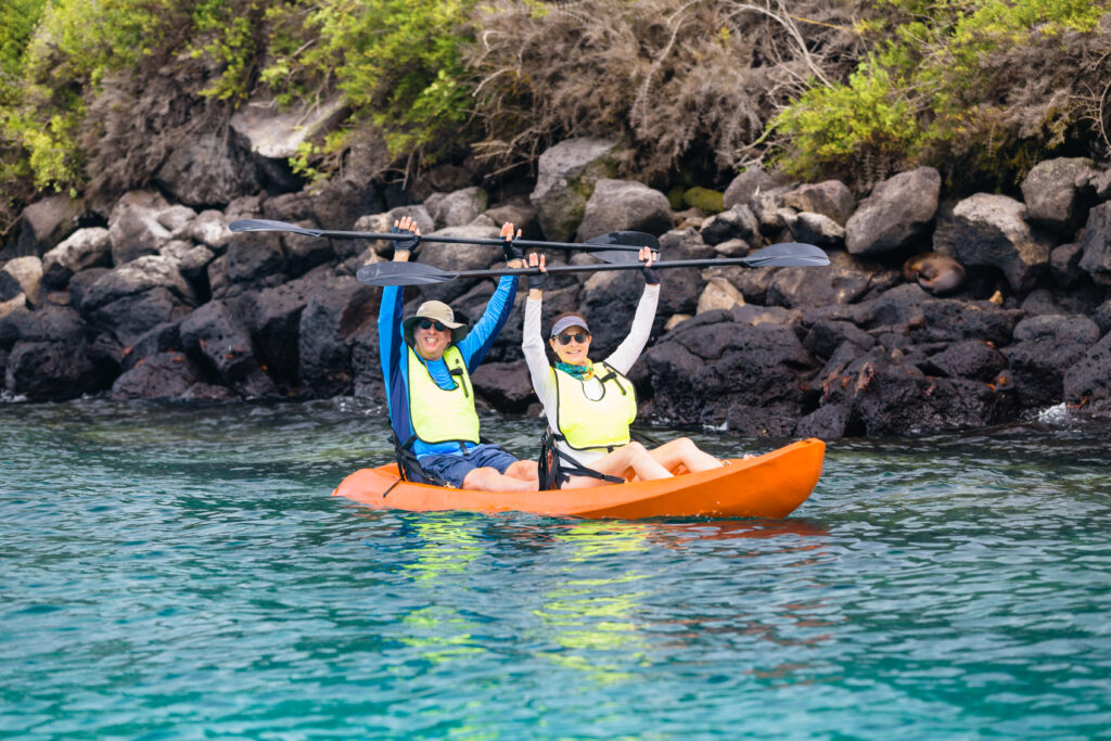 PEOPLE GOING KAYAKING