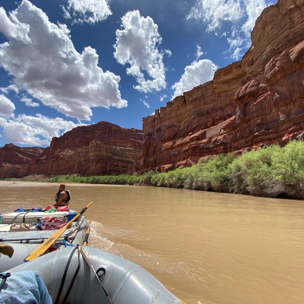 whitewater rafting on the trip