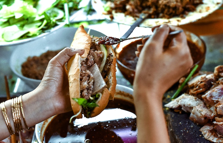 Delicious Asian street food Delicious Asian street food