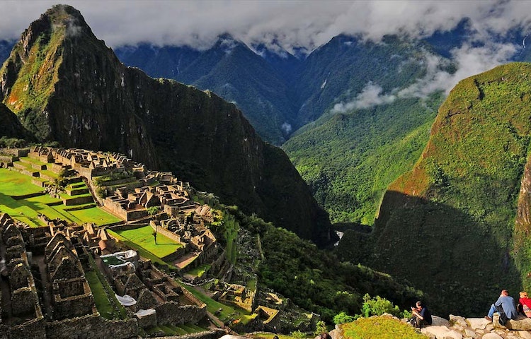 The historical scenic highlight of Peru: Machu Picchu on the Sacred Valley The historical scenic highlight of Peru: Machu Picchu on the Sacred Valley