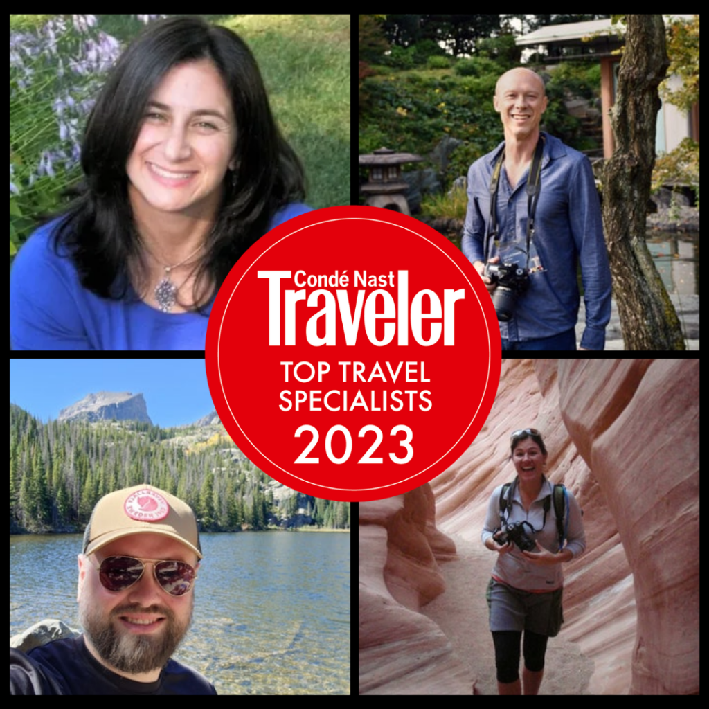 travel experts awarded by Conde Nast 2023
