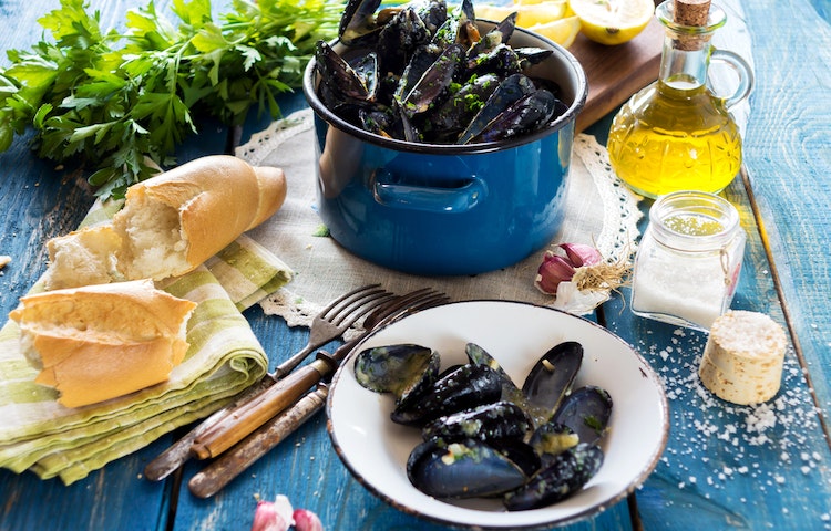 Local food in a Italian culinary vacation in Italy