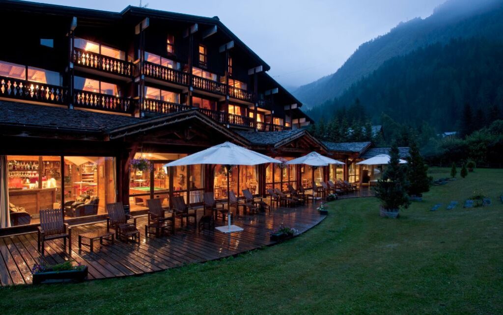 Alps lodge located near Chamonix is at the wildly popular Grands Montets ski resort