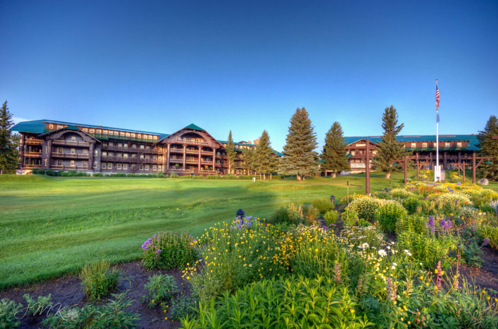 glacier park lodge is an often sought after accommodation in montana glacier national park in the United States
