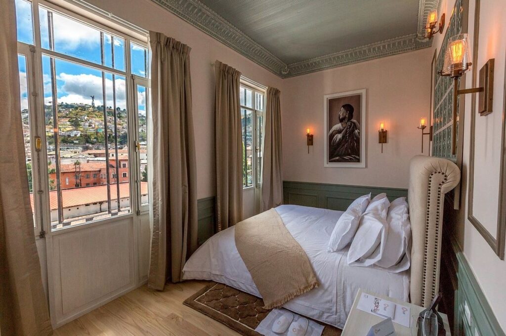 Illa Experience Hotel Bedroom view in Quito - perfect for an overnight stay!