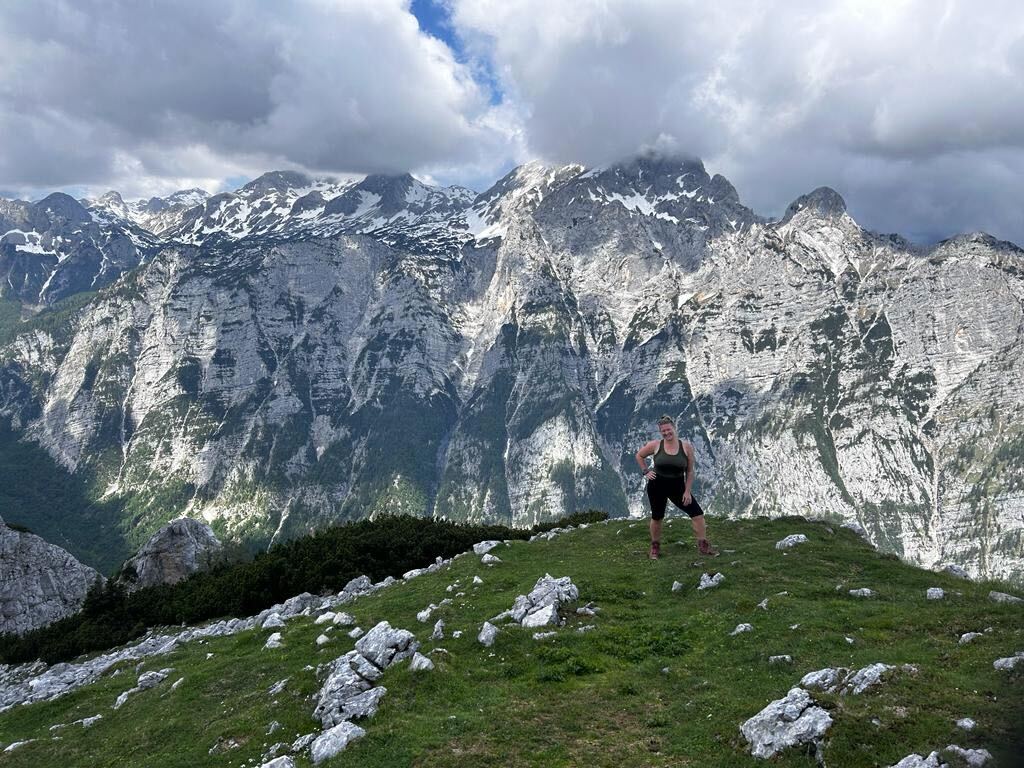 MT Sobek staff Ally successfully hikes Dinaric Alps range in Slovenia