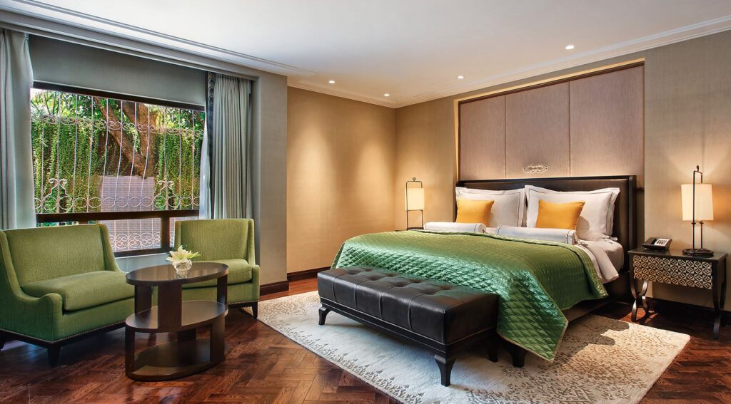 Overnight stay at local hotel in New Delhi called Claridges Hotel in India, Asia