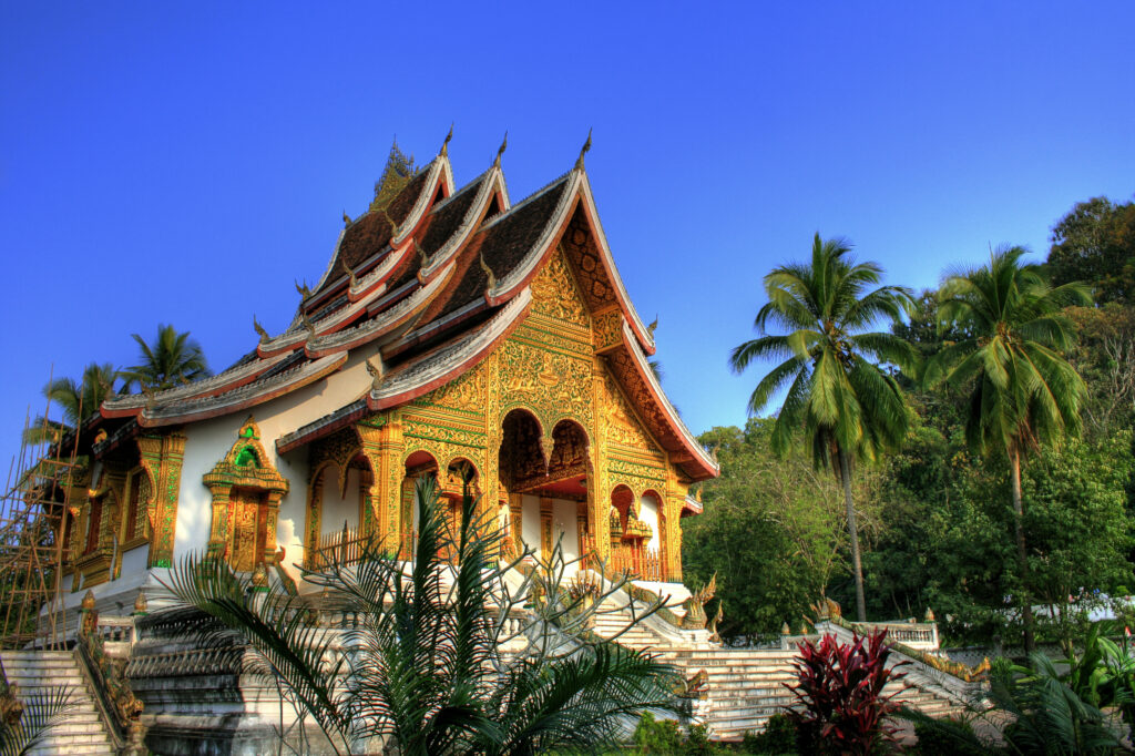 Buddhist temple in Luang Prabang, Laos, Asia