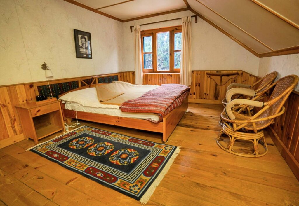 Staying overnight at a summit lodge enroute to Everest Base Camp near Sagarmatha National Park