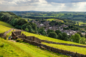 Natural scenery in a coast to coast England group hiking adventure