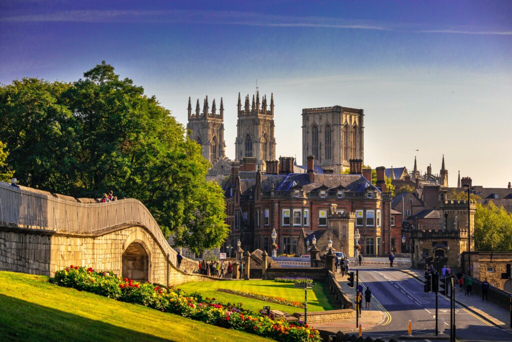 Gothic city of York, featuring the York Minster