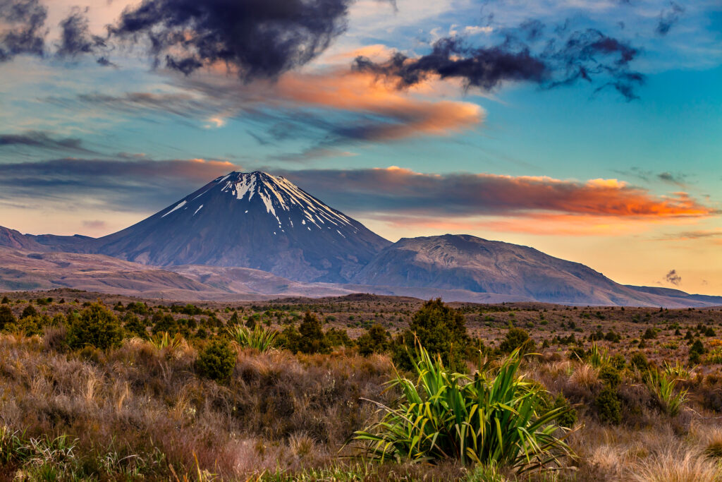 History buffs want to visit Tongariro National Park, one of the best places to visit in New Zealand, the "City of Volcanoes" such as Mount Tongariro and Mount Ngauruhoe!