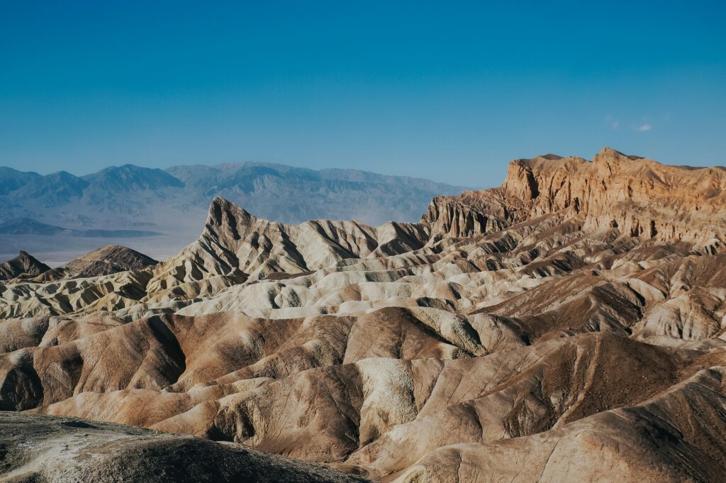 rocky Golden Canyon trail in Death Valley National Park, Callifornia, USA