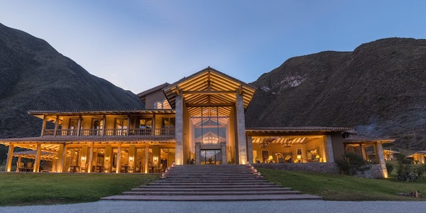 Stay overnight at the Inkaterra property, a hacienda-style hotel in the countryside between Cusco and Machu Picchu in Peru, South America