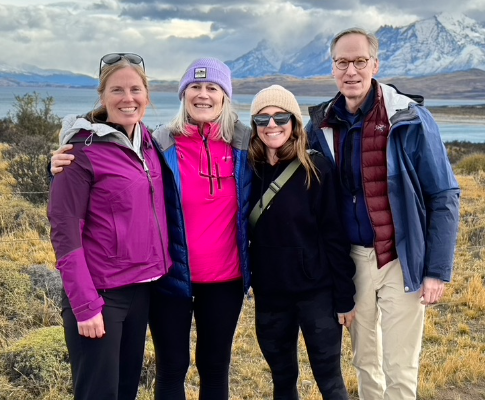 Diane and her traveling companions traveling solo to Patagonia
