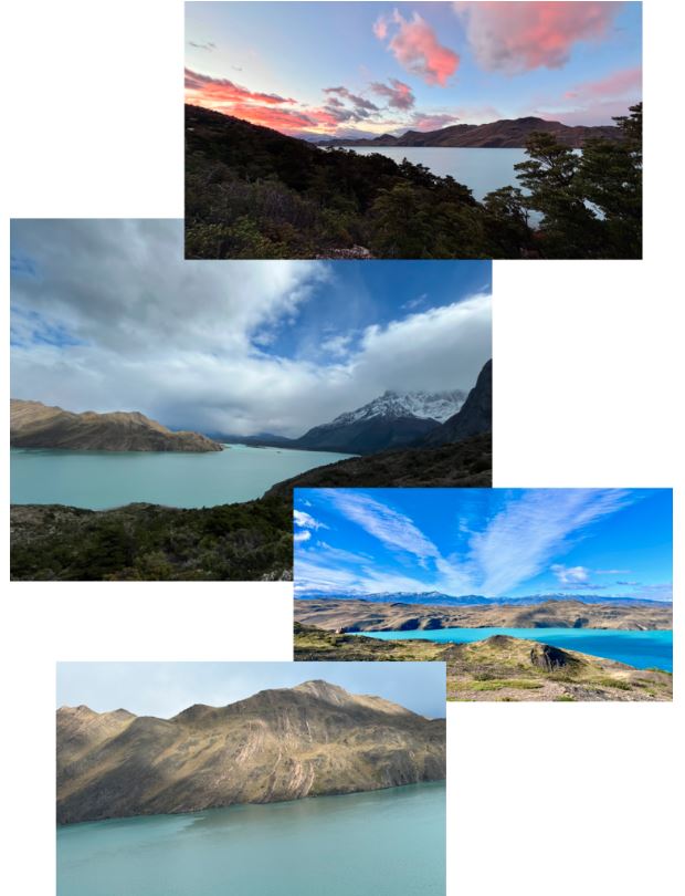 Strong winds in Patagonia during group hiking trip