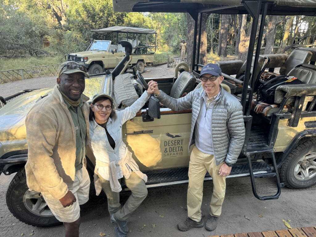 safari tour in Moremi in Africa