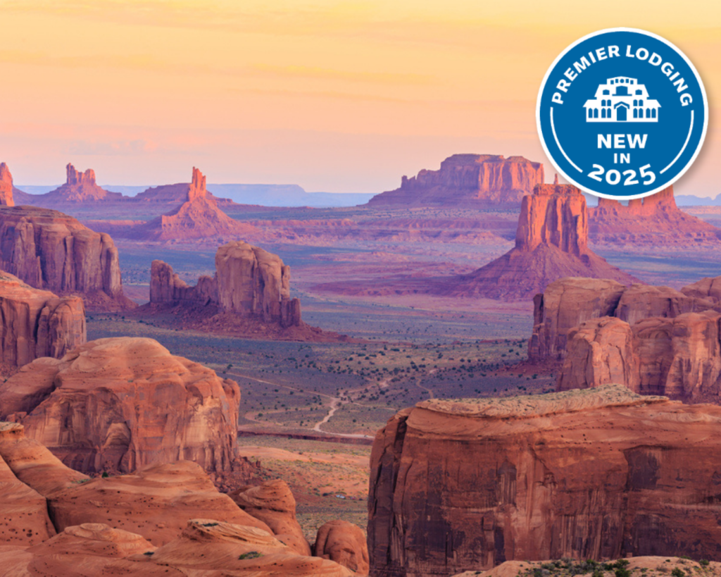 sunrise in Hunts Mesa in Monument Valley in Arizona, USA