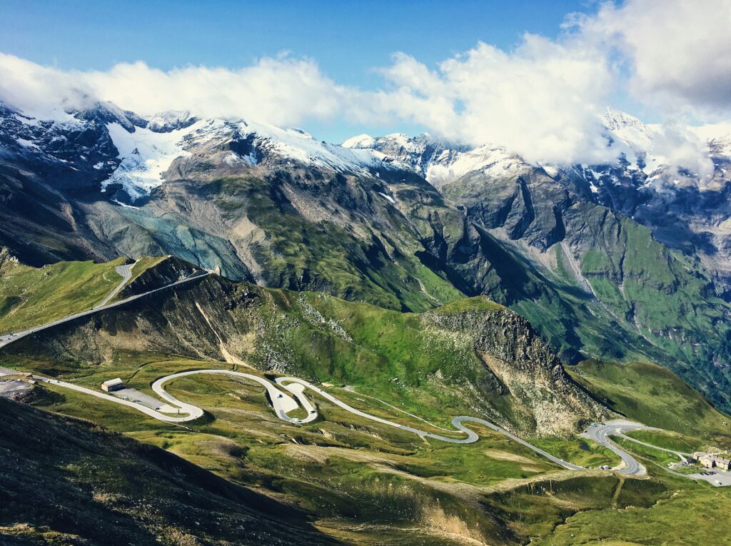 tall mountain pass to enjoy in Grossglockner, Austria, Europe