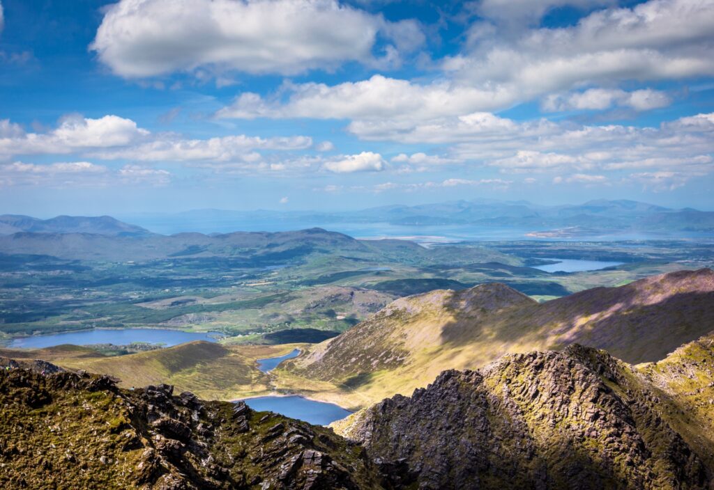 Carrauntoohil mountain, Ireland's highest mountain peak