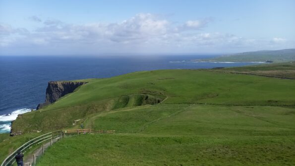 cliffs of moher trail in ireland, europe