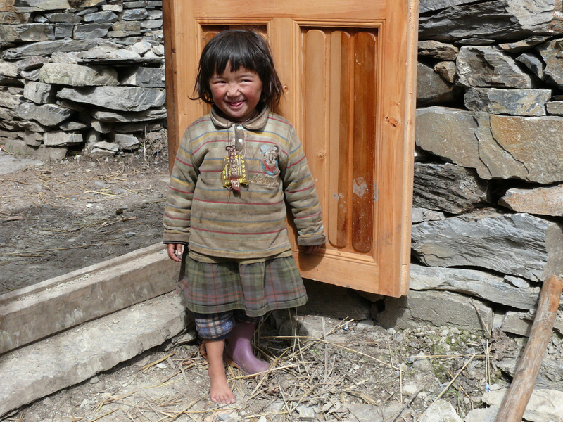 Nepalese children in local villages