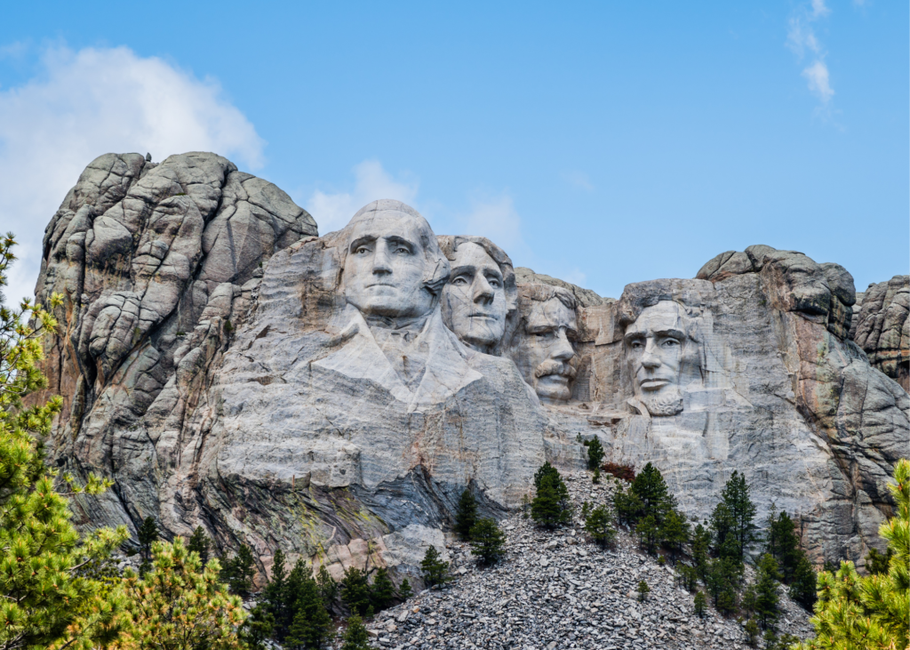 Mount Rushmore National Memorial in South Dakota