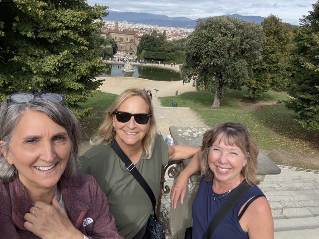 friends getaway to Italy Amalfi Coast beautiful scenery