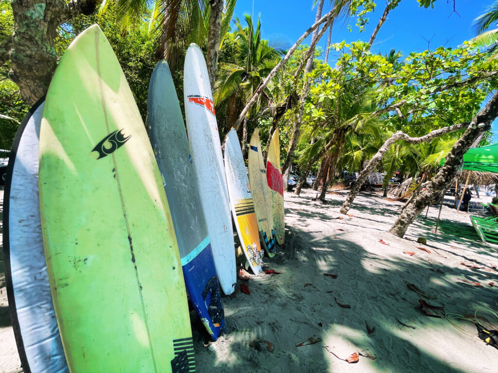 riding the waves as a travel activity in Costa Rica