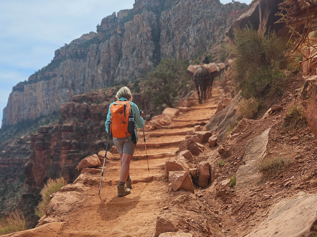 Hiking the South Kaibab Trail in Grand Canyon with MT Sobek