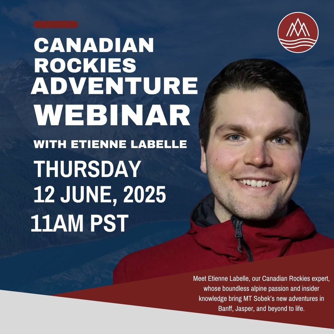 MT Sobek Canadian Rockies Banff adventure travel webinar