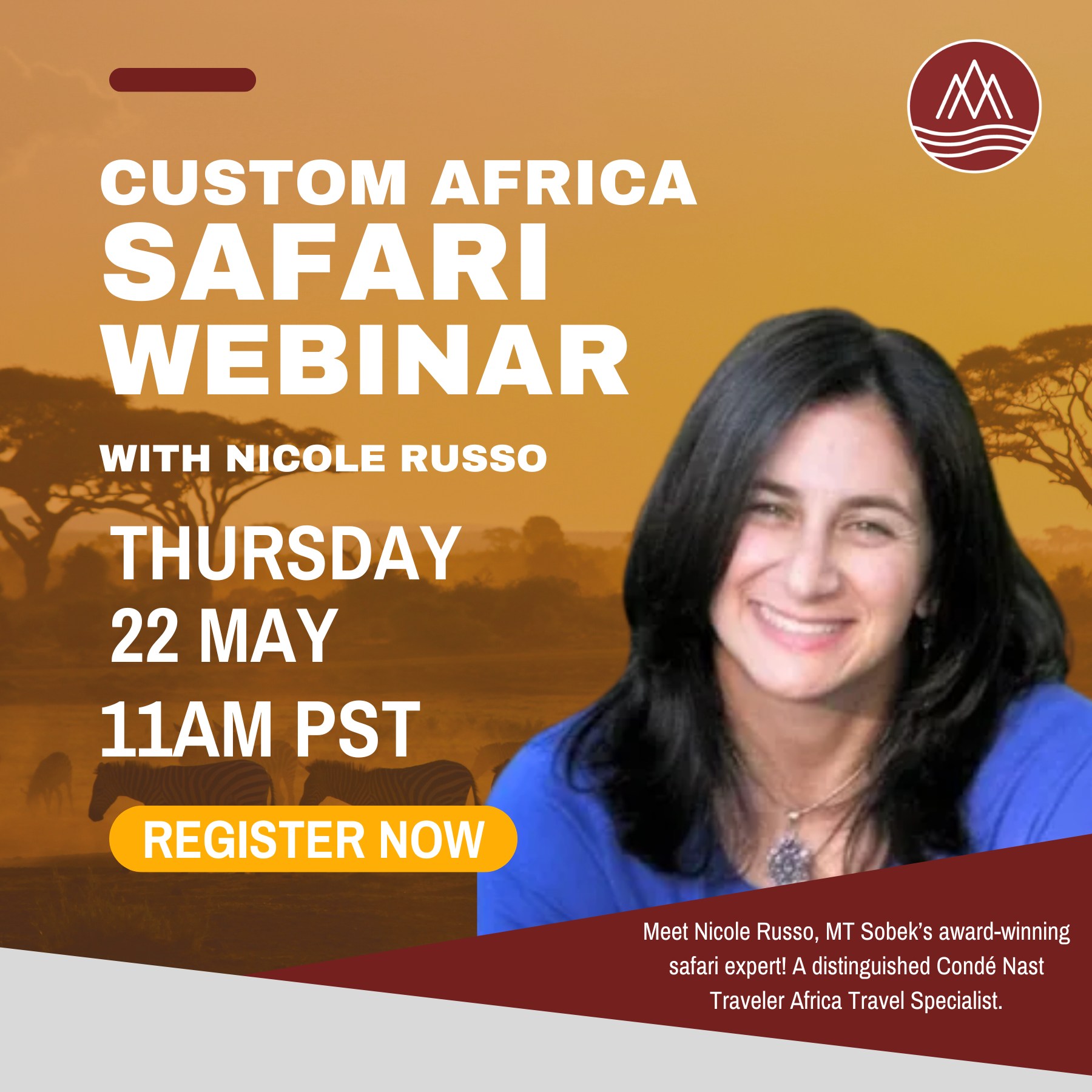 Custom Africa Safari MT Sobek adventure travel webinar