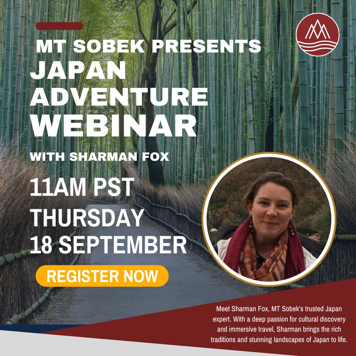 MT Sobek Japan adventure travel webinar