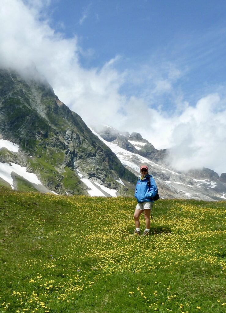 Leo Lebon in Mont Blanc in the Alps in Europe