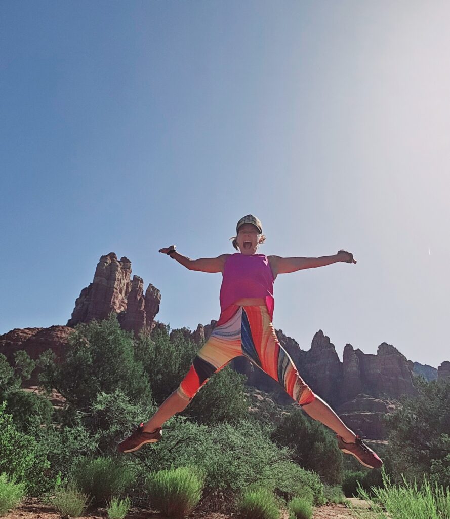hiking in sedona with erin