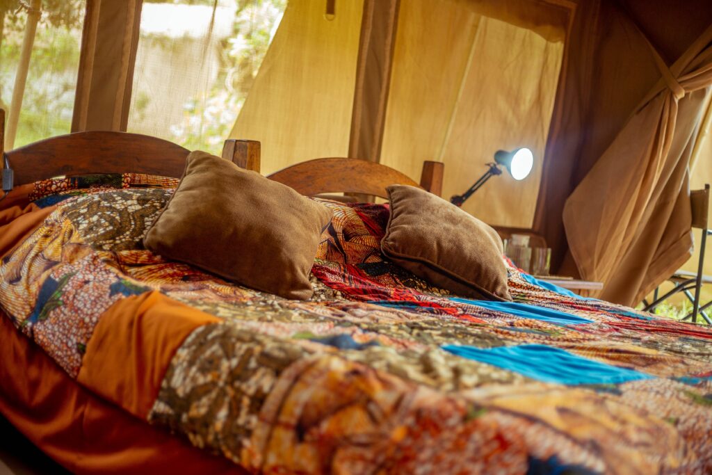 tent accommodations for guests for MT Sobek kilimanjaro trek