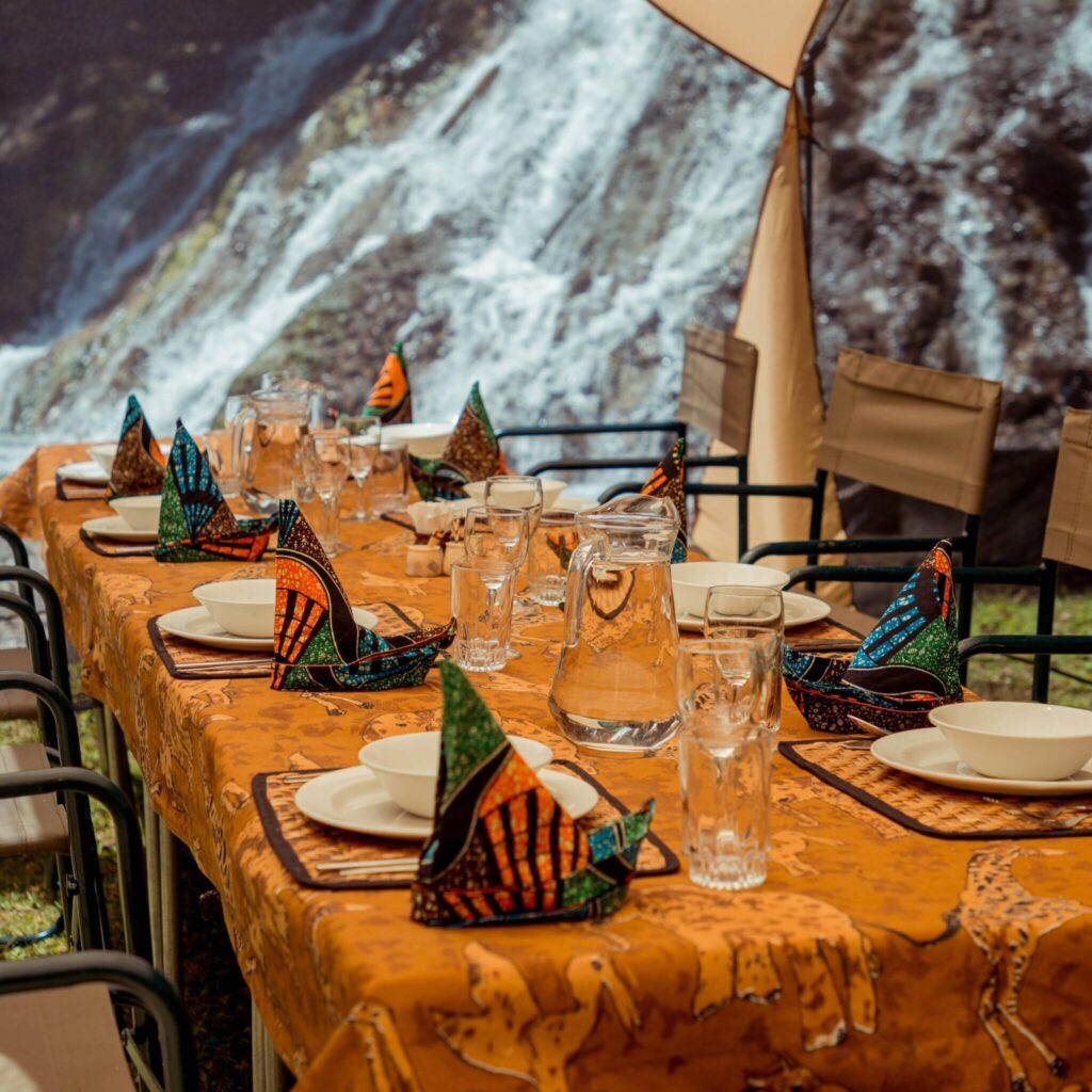 tent accommodations before summit of tanzania kilimanjaro