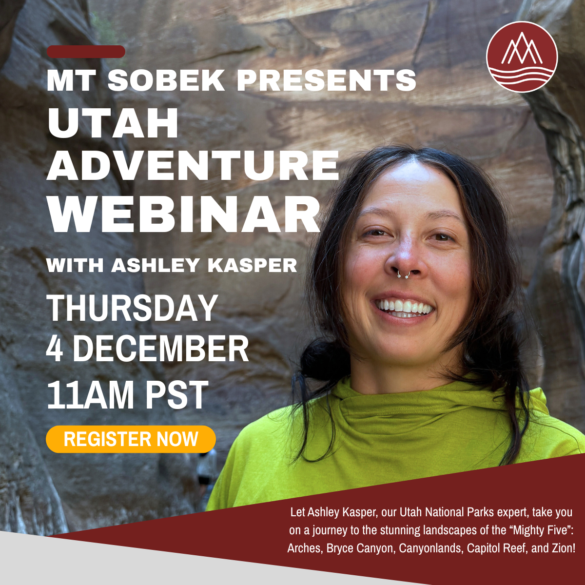 adventure travel webinar with Utah adventures and MT Sobek