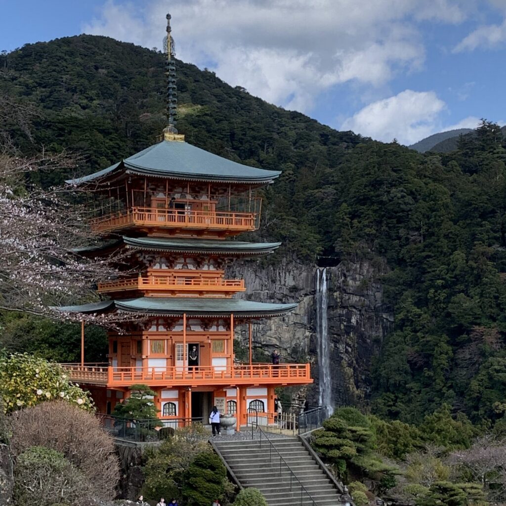 famous Japan Naichi Taisha temple on the Kumano Kodo trail