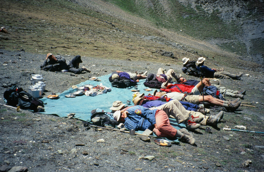 resting at Lukla