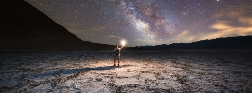 wintertime in death valley national park, a dark sky park