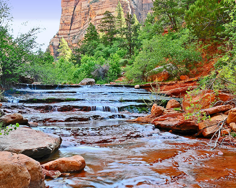 Subway hike in Zion National Park